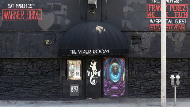 A shot of the exterior of the LA Nightclub The Viper Room